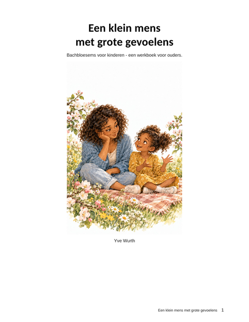 Cover van Een klein mens met grote gevoelens van Yve Wurth